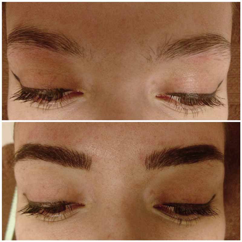 Microblading aplicado en Moómpaya Spa